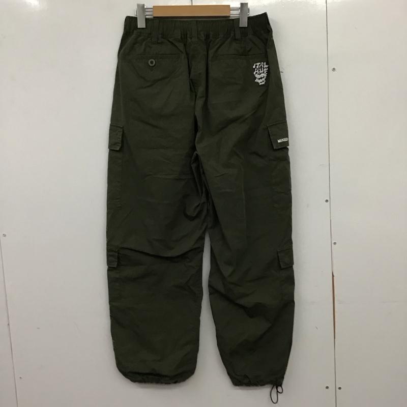 ハフ HUF パンツ ワークパンツ、ペインターパンツ ワークパンツ ワイドパンツ カジュアルパンツ カーゴパンツ L ロゴ、文字 カーキ / カーキ / khaki メンズ USED 古着 中古 10155827