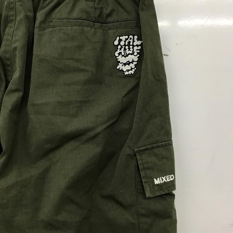 ハフ HUF パンツ ワークパンツ、ペインターパンツ ワークパンツ ワイドパンツ カジュアルパンツ カーゴパンツ L ロゴ、文字 カーキ / カーキ / khaki メンズ USED 古着 中古 10155827