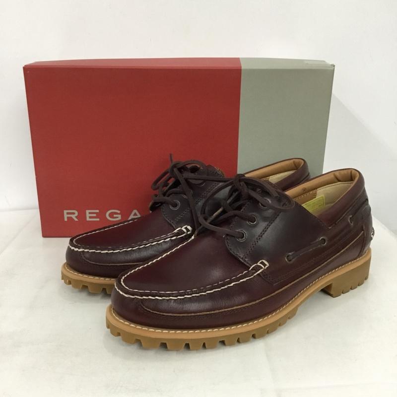 リーガル REGAL カジュアルシューズ カジュアルシューズ NC19K 52VR カントリーモック デッキシューズ 26.5cm 箱有 26.5cm 無地 ダークブラウン / ダークブラウン / メンズ USED 古着 中古 10155828