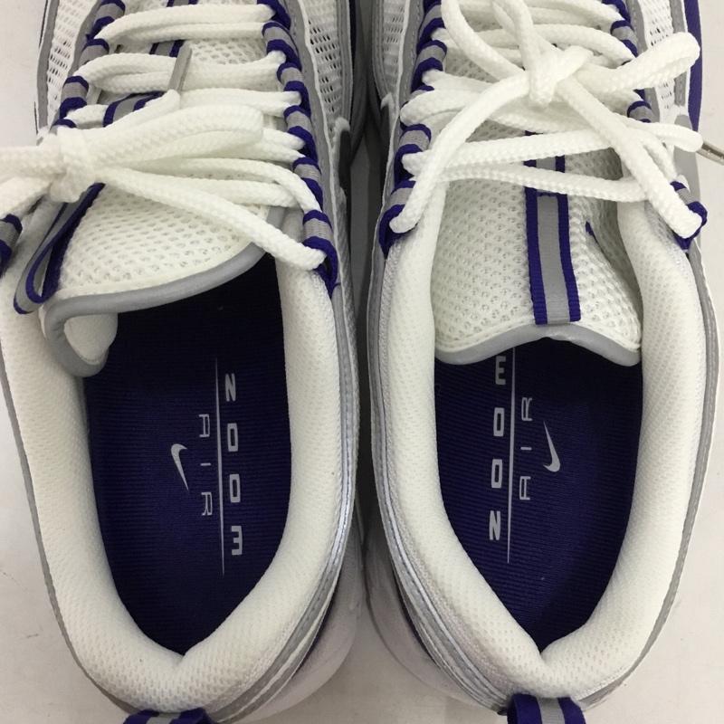 ナイキ NIKE スニーカー スニーカー HF9117-100 AIR ZOOM SPIRIDON SP 28.5cm 箱有 28.5cm ロゴ、文字 白 / ホワイト / white X 青 / ブルー / blue X 銀 / シルバー / silver color メンズ USED 古着 中古 10155830