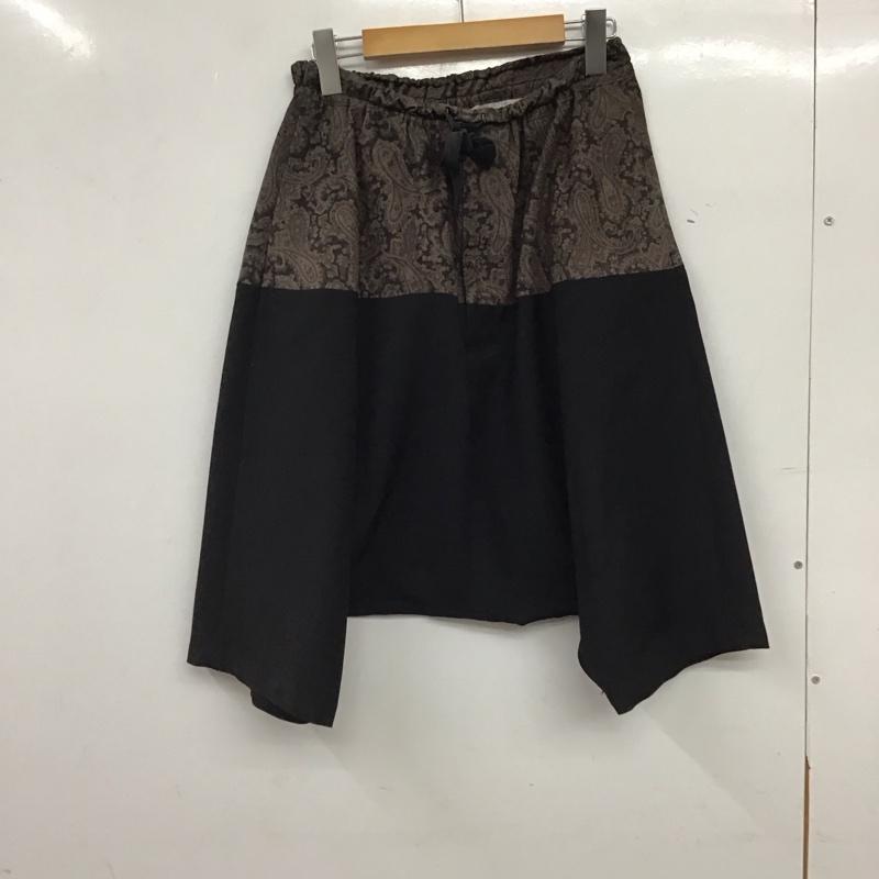 グラウンドワイ Ground Y パンツ ショートパンツ ショートパンツ ハーフパンツ カジュアルパンツ 1 プリント 黒 / ブラック / black メンズ USED 古着 中古 10155831