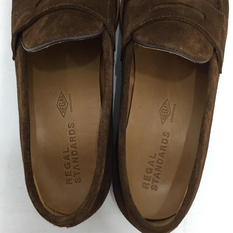 リーガル REGAL ローファー ローファー NC3K 59FR スエードローファー 26.5 箱有 26.5cm 無地 茶 / ブラウン / brown メンズ USED 古着 中古 10155832