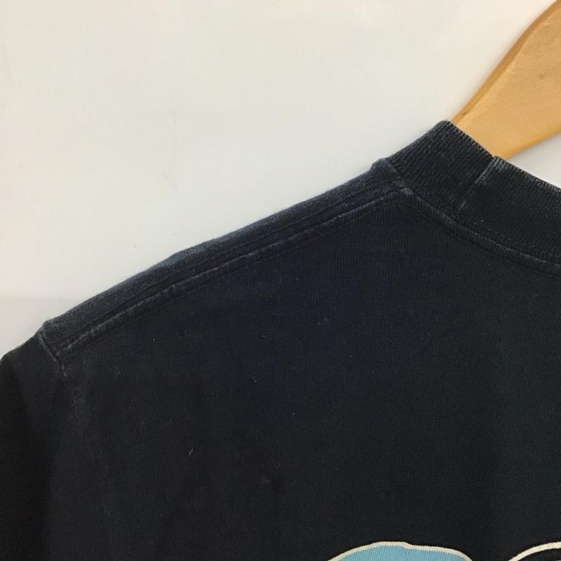 古着 USED Tシャツ 半袖 半袖カットソー プリントTシャツ クルーネックカットソー M ロゴ、文字 ダークグレー / ダークグレー / メンズ USED 古着 中古 10155834