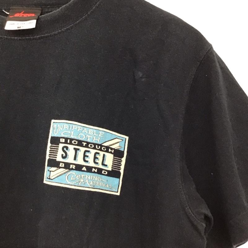 古着 USED Tシャツ 半袖 半袖カットソー プリントTシャツ クルーネックカットソー M ロゴ、文字 ダークグレー / ダークグレー / メンズ USED 古着 中古 10155834