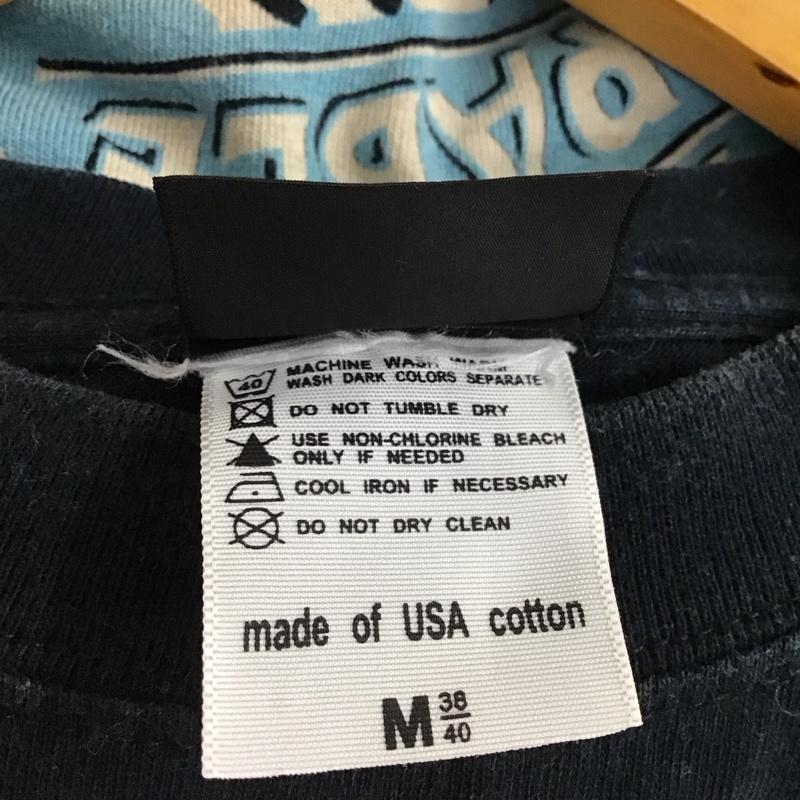古着 USED Tシャツ 半袖 半袖カットソー プリントTシャツ クルーネックカットソー M ロゴ、文字 ダークグレー / ダークグレー / メンズ USED 古着 中古 10155834