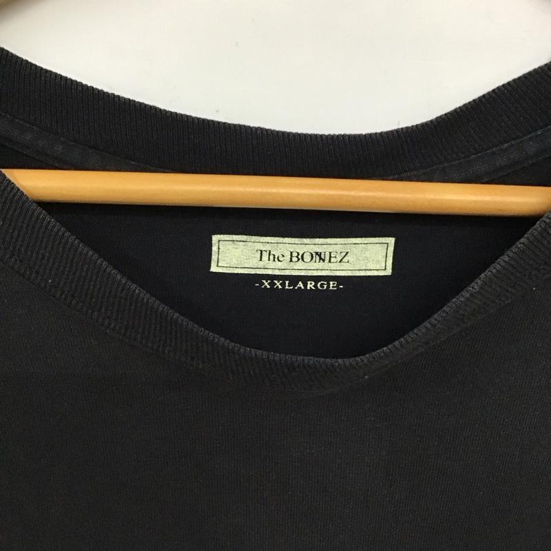 古着 USED カットソー 長袖 長袖カットソー プリントカットソー クルーネック バンドTシャツ XXL ロゴ、文字 黒 / ブラック / black メンズ USED 古着 中古 10155836