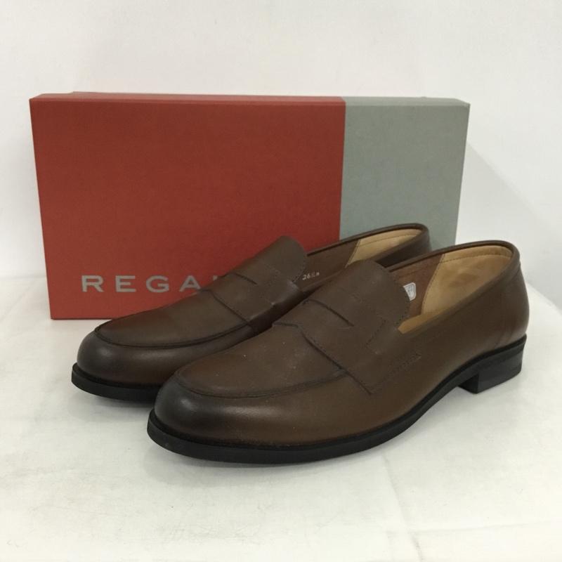 リーガル REGAL ローファー ローファー B23B3219 26.5 箱有 26.5cm 無地 茶 / ブラウン / brown メンズ USED 古着 中古 10155837