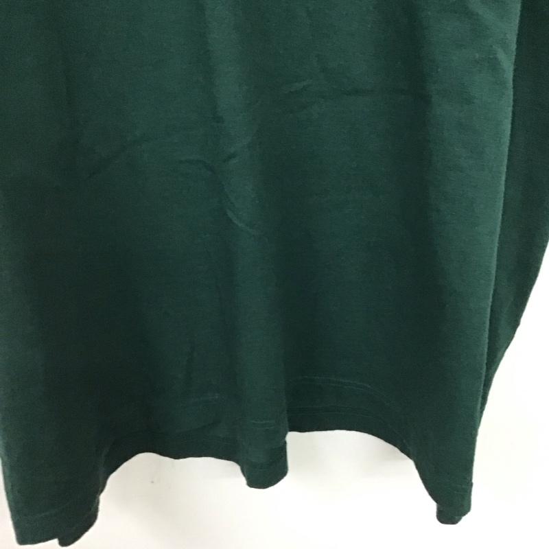 カーハート Carhartt Tシャツ 半袖 半袖カットソー ロゴTシャツ ヘンリーネックカットソー XXL ロゴ、文字 緑 / グリーン / green メンズ USED 古着 中古 10155838