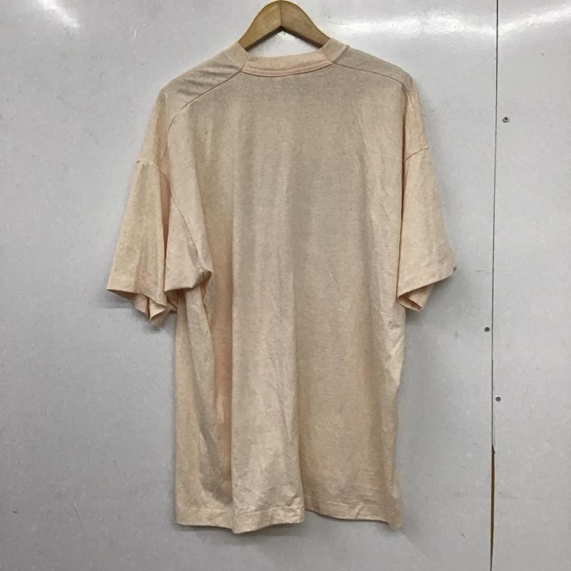 フルーツオブザルーム FRUIT OF THE LOOM Tシャツ 半袖 半袖カットソー プリントTシャツ クルーネックカットソー XXL ロゴ、文字 桃 / ピンク / pink メンズ USED 古着 中古 10155839
