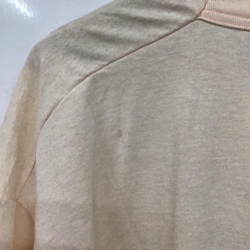 フルーツオブザルーム FRUIT OF THE LOOM Tシャツ 半袖 半袖カットソー プリントTシャツ クルーネックカットソー XXL ロゴ、文字 桃 / ピンク / pink メンズ USED 古着 中古 10155839