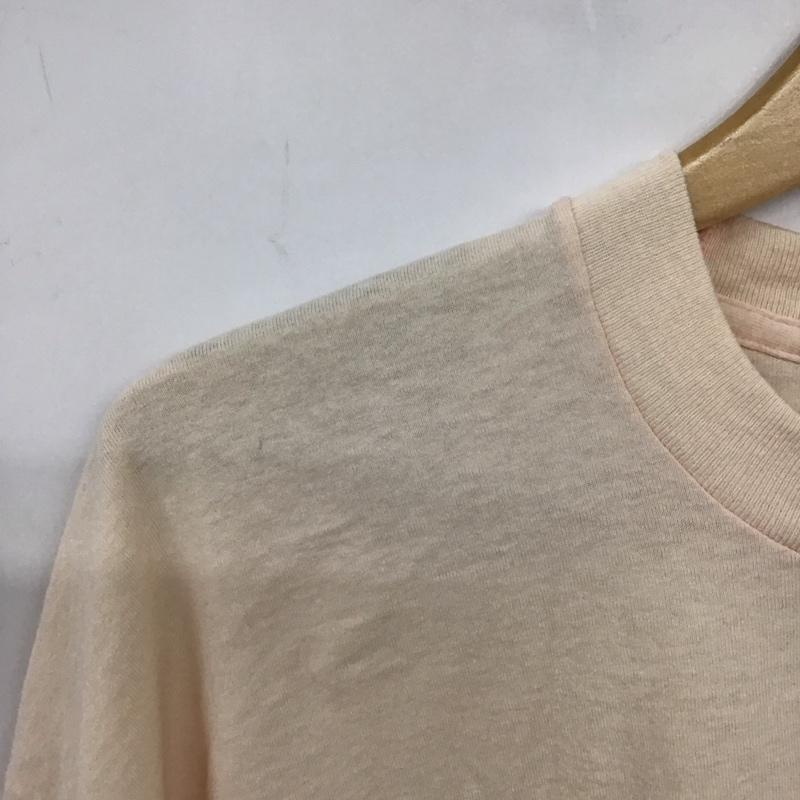 フルーツオブザルーム FRUIT OF THE LOOM Tシャツ 半袖 半袖カットソー プリントTシャツ クルーネックカットソー XXL ロゴ、文字 桃 / ピンク / pink メンズ USED 古着 中古 10155839