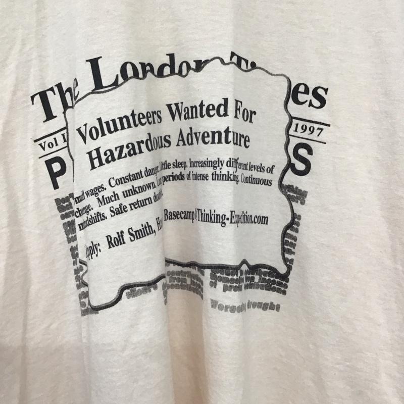フルーツオブザルーム FRUIT OF THE LOOM Tシャツ 半袖 半袖カットソー プリントTシャツ クルーネックカットソー XXL ロゴ、文字 桃 / ピンク / pink メンズ USED 古着 中古 10155839