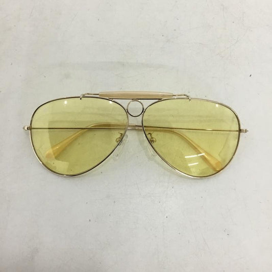 ティーエムティー TMT めがね・サングラス サングラス ティアドロップサングラス カラーレンズ 無地 黄 / イエロー / yellow X 金 / ゴールド / gold color メンズ USED 古着 中古 10155844