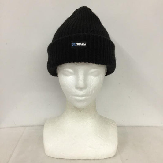ラディアル RADIALL 帽子 ニット帽 RAD-23AW-HAT009 WATCH CAP ロゴ、文字 黒 / ブラック / black メンズ USED 古着 中古 10155846