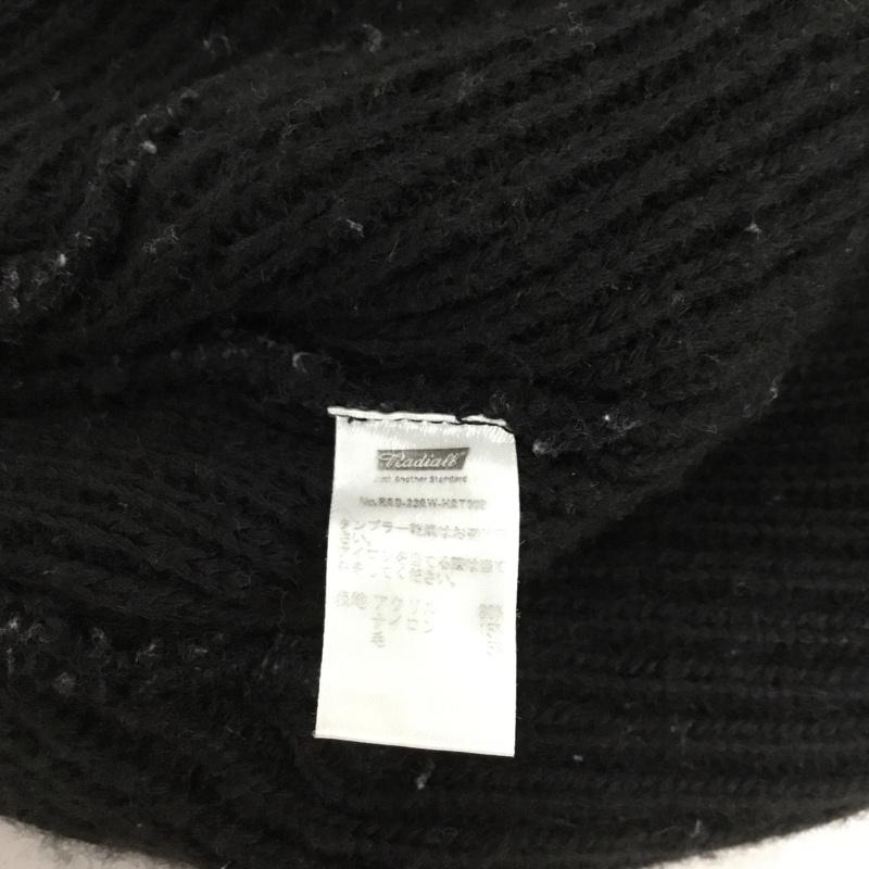 ラディアル RADIALL 帽子 ニット帽 RAD-23AW-HAT009 WATCH CAP ロゴ、文字 黒 / ブラック / black メンズ USED 古着 中古 10155846