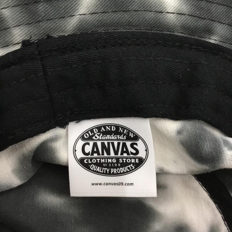 古着 USED 帽子 ハット CANVAS CLOTHING STORE バケットハット バケハ ロゴ、文字 ダークグレー / ダークグレー / X 白 / ホワイト / white メンズ USED 古着 中古 10155850