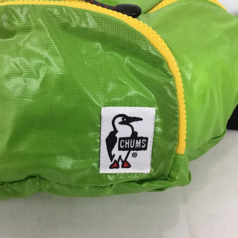 チャムス CHUMS ウエストバッグ ウエストバッグ CH60-0467-2374-00 タグ付き ロゴ、文字 黄緑 / イエローグリーン / メンズ USED 古着 中古 10155853