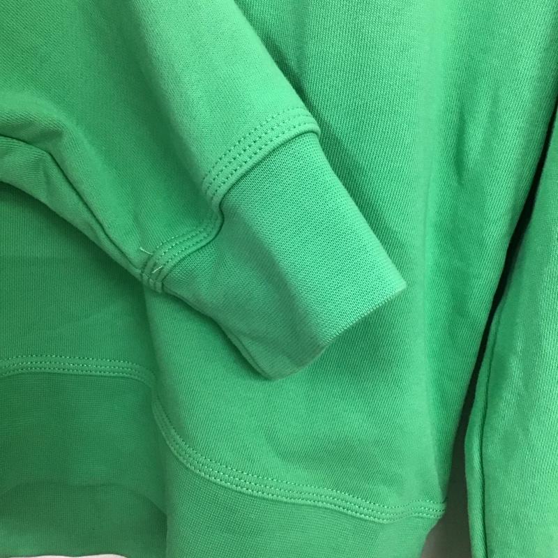 ナイキ NIKE トレーナー 長袖 長袖トレーナー スウェット クルーネック プルオーバー XL ロゴ、文字 薄緑 / ライトグリーン / メンズ USED 古着 中古 10155857