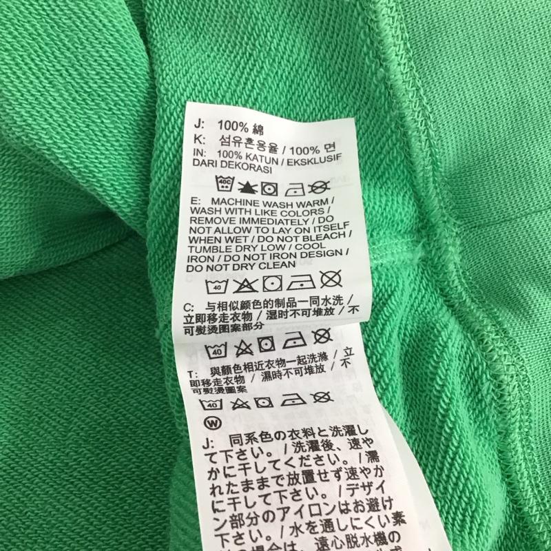 ナイキ NIKE トレーナー 長袖 長袖トレーナー スウェット クルーネック プルオーバー XL ロゴ、文字 薄緑 / ライトグリーン / メンズ USED 古着 中古 10155857
