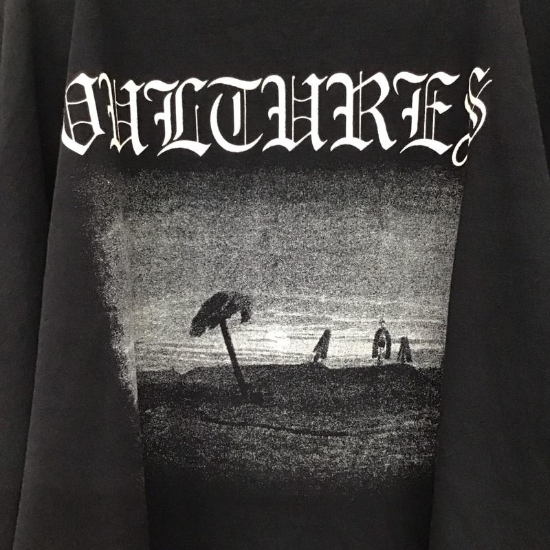 イージー YEEZY カットソー 長袖 長袖カットソー プリントカットソー クルーネック 3 プリント ダークグレー / ダークグレー / メンズ USED 古着 中古 10155859