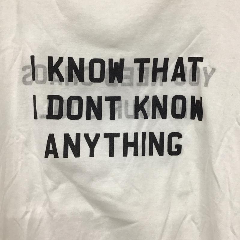 ユニフォームエクスペリメント uniform experiment Tシャツ 半袖 半袖カットソー プリントTシャツ クルーネックカットソー 2 ロゴ、文字 白 / ホワイト / white メンズ USED 古着 中古 10155861