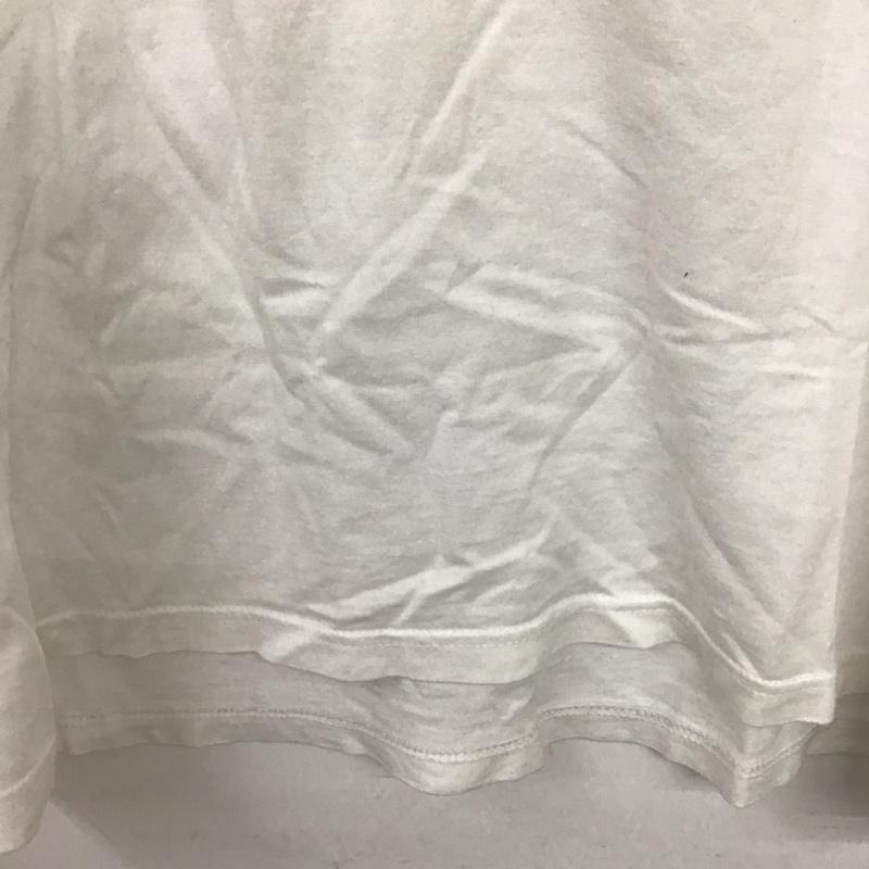 ユニフォームエクスペリメント uniform experiment Tシャツ 半袖 半袖カットソー プリントTシャツ クルーネックカットソー 2 ロゴ、文字 白 / ホワイト / white メンズ USED 古着 中古 10155861