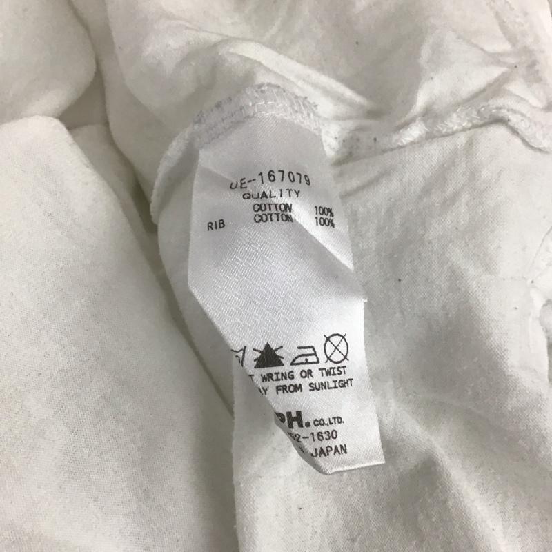 ユニフォームエクスペリメント uniform experiment Tシャツ 半袖 半袖カットソー プリントTシャツ クルーネックカットソー 2 ロゴ、文字 白 / ホワイト / white メンズ USED 古着 中古 10155861
