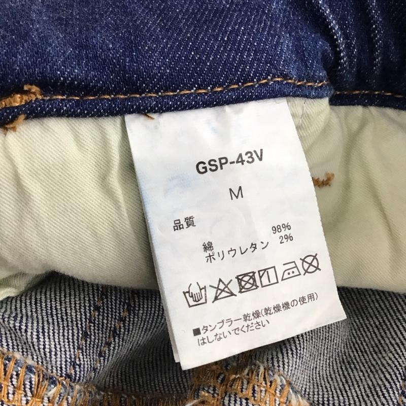 グリップスワニー GRIP SWANY パンツ デニム、ジーンズ デニムパンツ スリムパンツ カジュアルパンツ ストレッチパンツ M 無地 インディゴ / インディゴ / Indigo メンズ USED 古着 中古 10155862