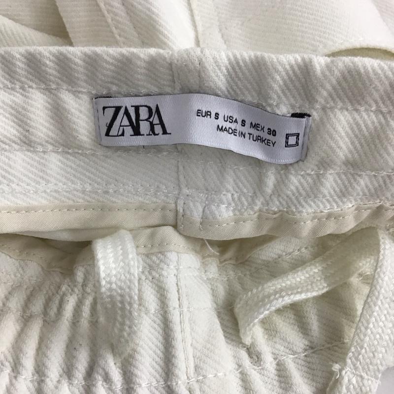 ザラ ZARA パンツ デニム、ジーンズ スリムパンツ ストレッチパンツ カジュアルパンツ S 無地 白 / ホワイト / white メンズ USED 古着 中古 10155865