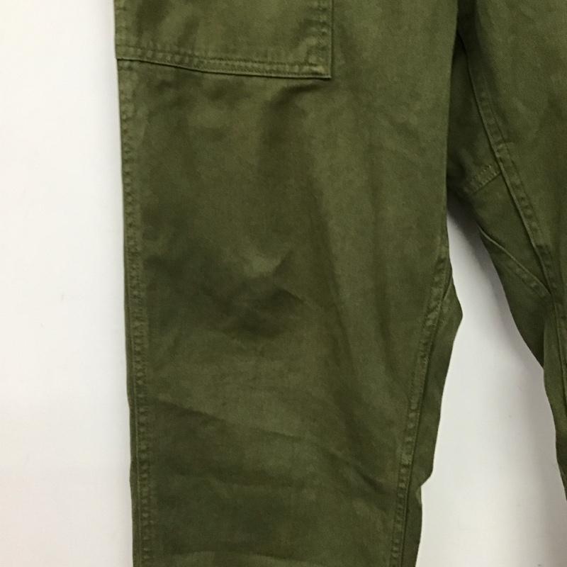 グラミチ GRAMICCI パンツ ワークパンツ、ペインターパンツ ワークパンツ ワイドパンツ カジュアルパンツ M 無地 カーキ / カーキ / khaki メンズ USED 古着 中古 10155871