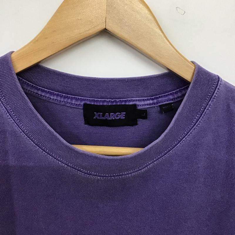 エクストララージ XLARGE Tシャツ 半袖 半袖カットソー プリントTシャツ クルーネックカットソー L プリント 紫 / パープル / purple メンズ USED 古着 中古 10155872