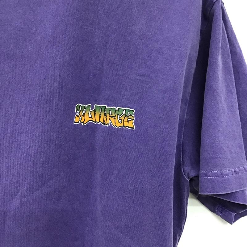 エクストララージ XLARGE Tシャツ 半袖 半袖カットソー プリントTシャツ クルーネックカットソー L プリント 紫 / パープル / purple メンズ USED 古着 中古 10155872