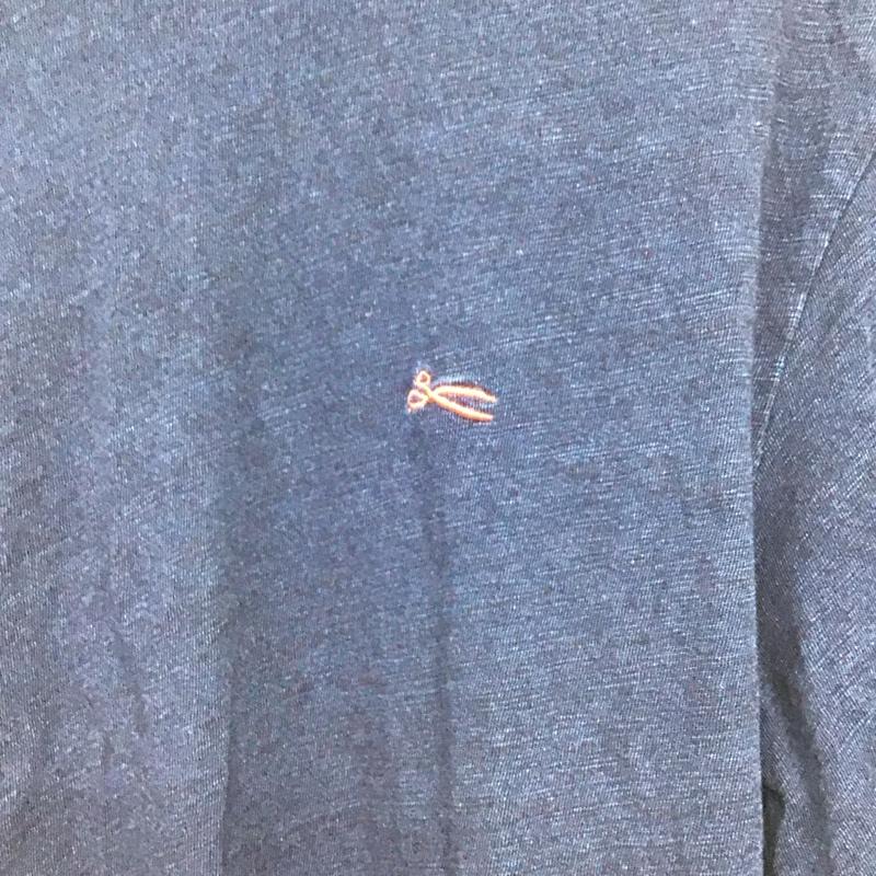 デンハム DENHAM Tシャツ 半袖 半袖カットソー プリントTシャツ クルーネックカットソー M ロゴ、文字 インディゴ / インディゴ / Indigo メンズ USED 古着 中古 10155876
