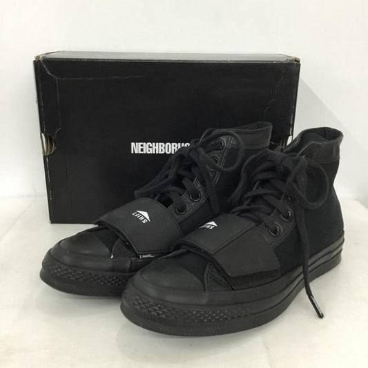 ネイバーフッド NEIGHBORHOOD スニーカー スニーカー ハイカット 26.5cm 箱有 26.5cm ロゴ、文字 黒 / ブラック / black メンズ USED 古着 中古 10155877