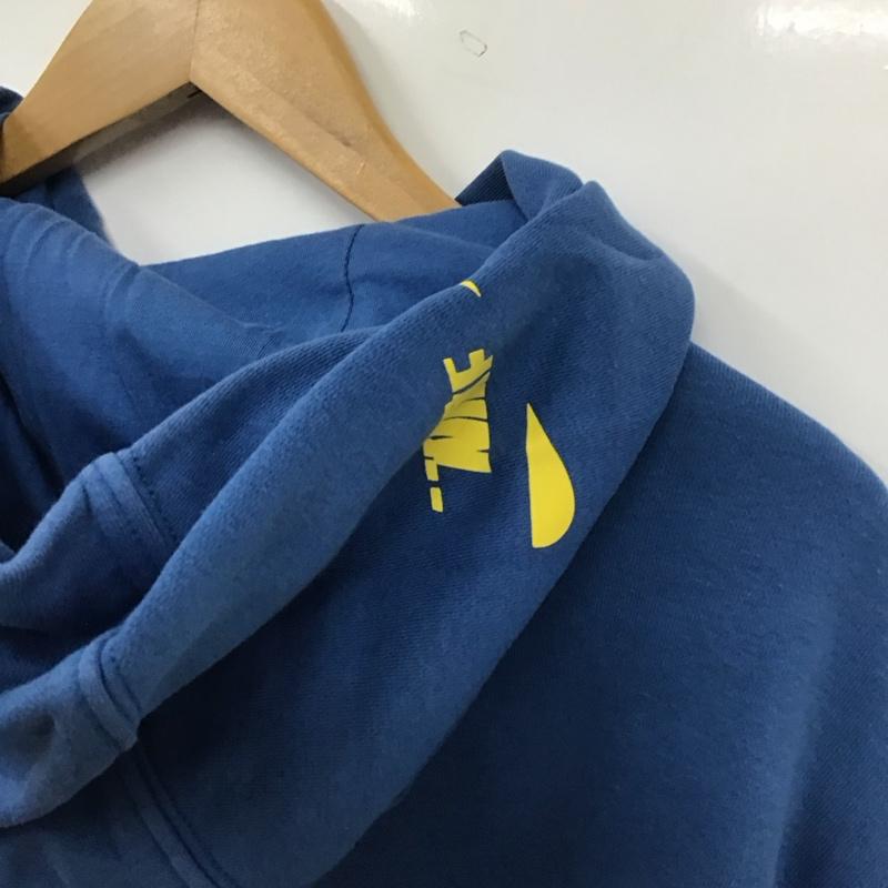 ナイキ NIKE パーカー 長袖 dm6874-407 プルオーバーパーカー XXL ロゴ、文字 青 / ブルー / blue メンズ USED 古着 中古 10155883