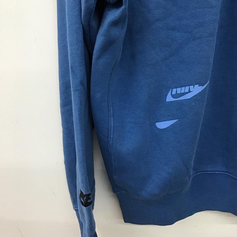 ナイキ NIKE パーカー 長袖 dm6874-407 プルオーバーパーカー XXL ロゴ、文字 青 / ブルー / blue メンズ USED 古着 中古 10155883