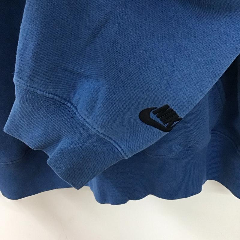 ナイキ NIKE パーカー 長袖 dm6874-407 プルオーバーパーカー XXL ロゴ、文字 青 / ブルー / blue メンズ USED 古着 中古 10155883