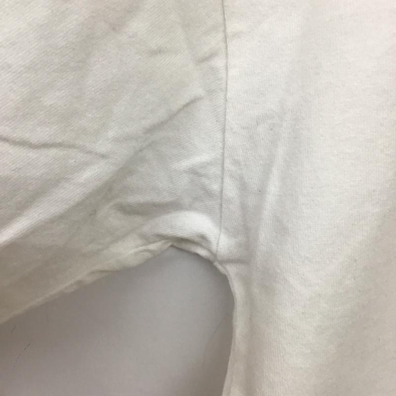 ナノユニバース nano・universe Tシャツ 半袖 半袖カットソー プリントTシャツ クルーネックカットソー M プリント 白 / ホワイト / white メンズ USED 古着 中古 10155885