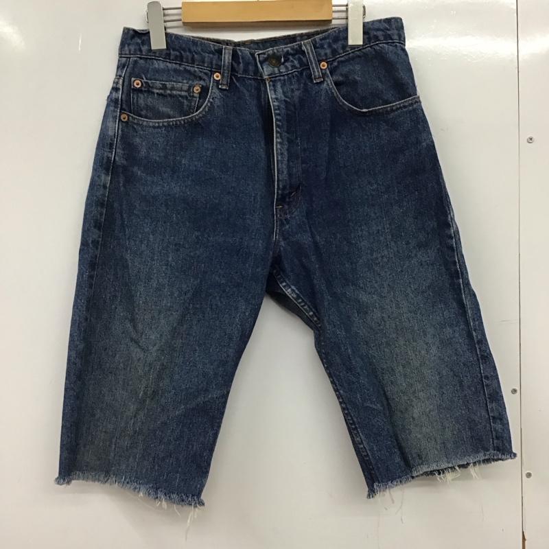 リーバイストラウスアンドコー Levi Strauss & co. パンツ ショートパンツ ショートパンツ ハーフパンツ カジュアルパンツ デニムパンツ 33インチ 無地 インディゴ / インディゴ / Indigo メンズ USED 古着 中古 10155889
