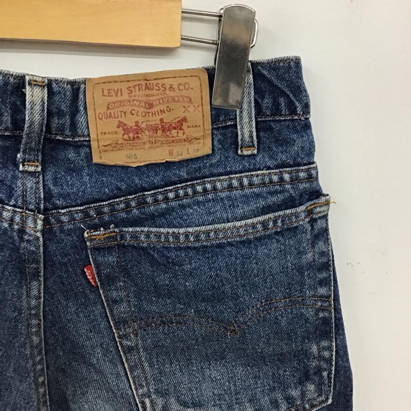 リーバイストラウスアンドコー Levi Strauss & co. パンツ ショートパンツ ショートパンツ ハーフパンツ カジュアルパンツ デニムパンツ 33インチ 無地 インディゴ / インディゴ / Indigo メンズ USED 古着 中古 10155889
