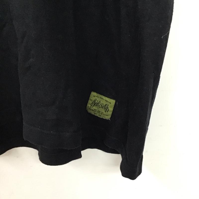 サブサエティ Subciety Tシャツ 半袖 半袖カットソー プリントTシャツ クルーネックカットソー L ロゴ、文字 黒 / ブラック / black メンズ USED 古着 中古 10155894