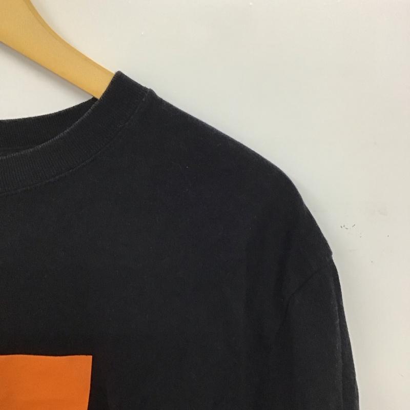 サブサエティ Subciety Tシャツ 半袖 半袖カットソー プリントTシャツ クルーネックカットソー L ロゴ、文字 黒 / ブラック / black メンズ USED 古着 中古 10155894
