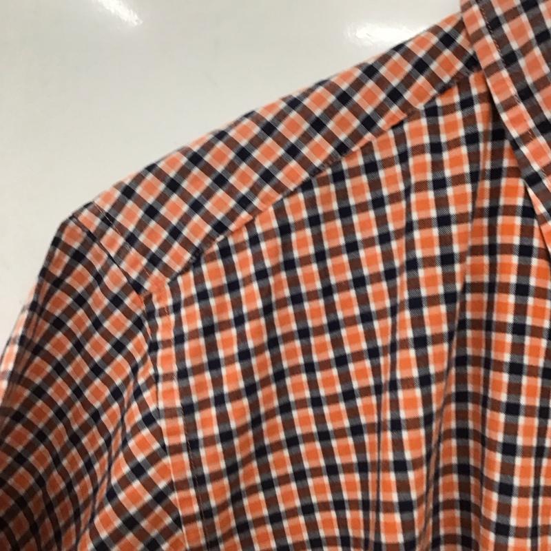 トミーヒルフィガー TOMMY HILFIGER シャツ、ブラウス 半袖 半袖シャツ チェックシャツ ボタンダウンシャツ L チェック マルチカラー / マルチカラー / multicolor メンズ USED 古着 中古 10155900