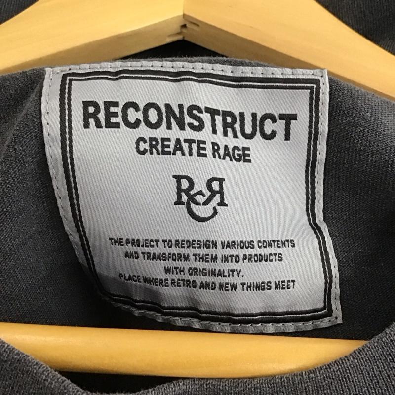 古着 USED Tシャツ 半袖 半袖カットソー プリントTシャツ クルーネックカットソー半袖 アダストリア L プリント ダークグレー / ダークグレー / メンズ USED 古着 中古 10155901