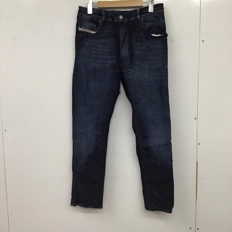 ディーゼル DIESEL パンツ デニム、ジーンズ デニムパンツ スリムパンツ カジュアルパンツ ストレッチパンツ 30インチ ロゴ、文字 インディゴ / インディゴ / Indigo メンズ USED 古着 中古 10155902