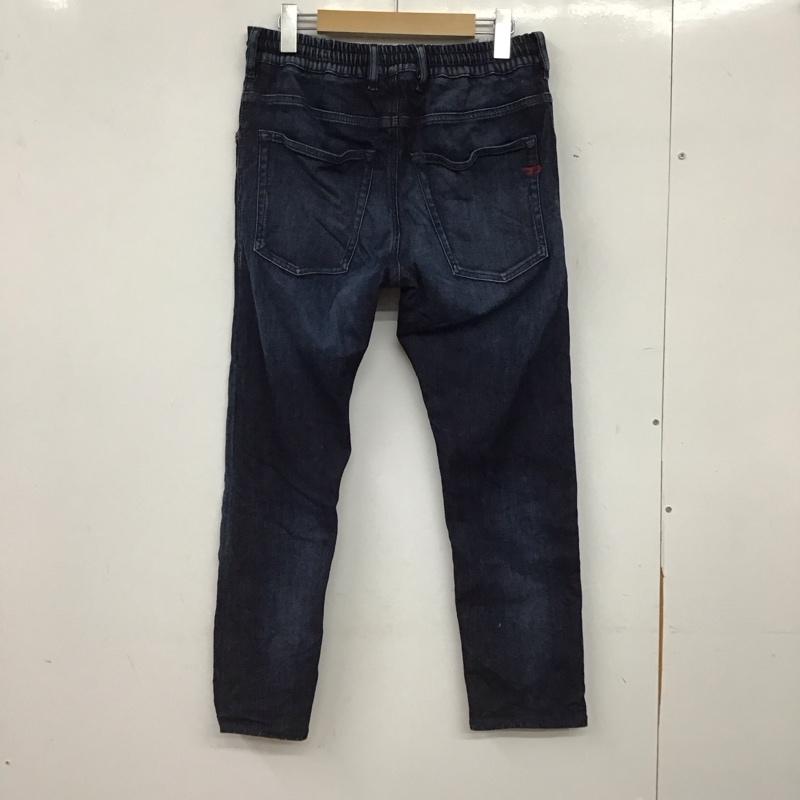 ディーゼル DIESEL パンツ デニム、ジーンズ デニムパンツ スリムパンツ カジュアルパンツ ストレッチパンツ 30インチ ロゴ、文字 インディゴ / インディゴ / Indigo メンズ USED 古着 中古 10155902