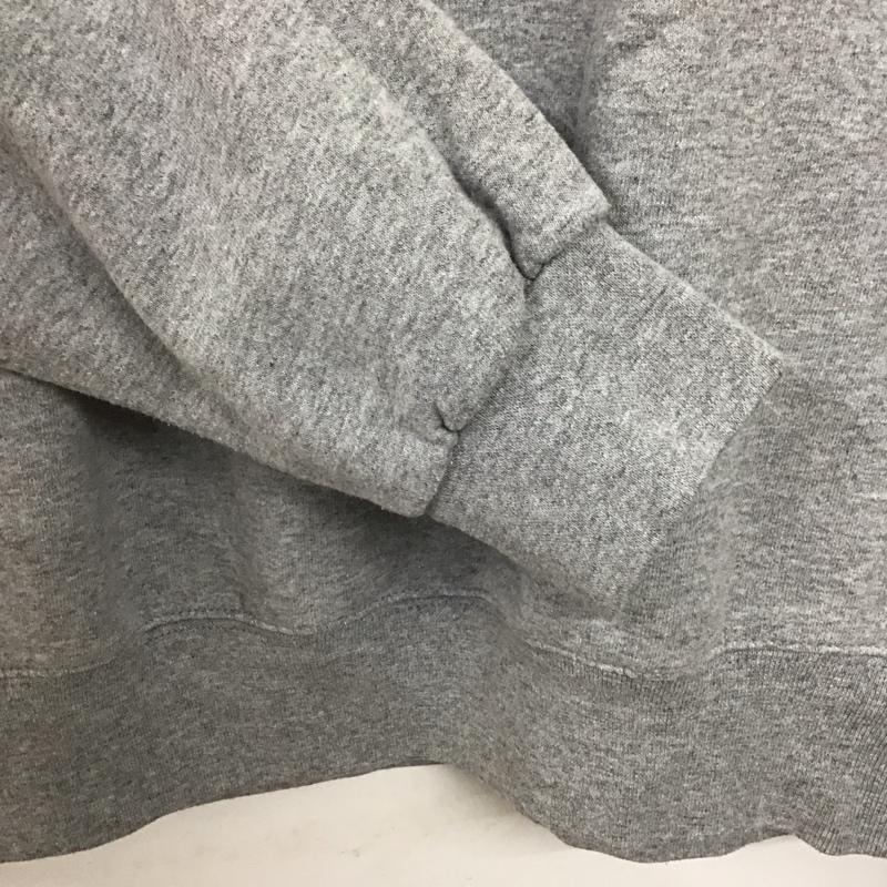 チャンピオン Champion トレーナー 長袖 長袖トレーナー スウェット クルーネック プルオーバー L ロゴ、文字 灰 / グレー / gray メンズ USED 古着 中古 10155906