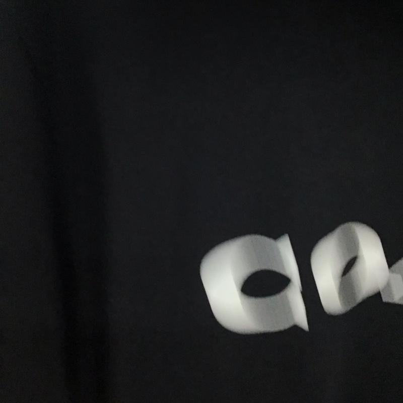 コーチ COACH カットソー 長袖 長袖カットソー プリントカットソー クルーネック L ロゴ、文字 黒 / ブラック / black メンズ USED 古着 中古 10155910