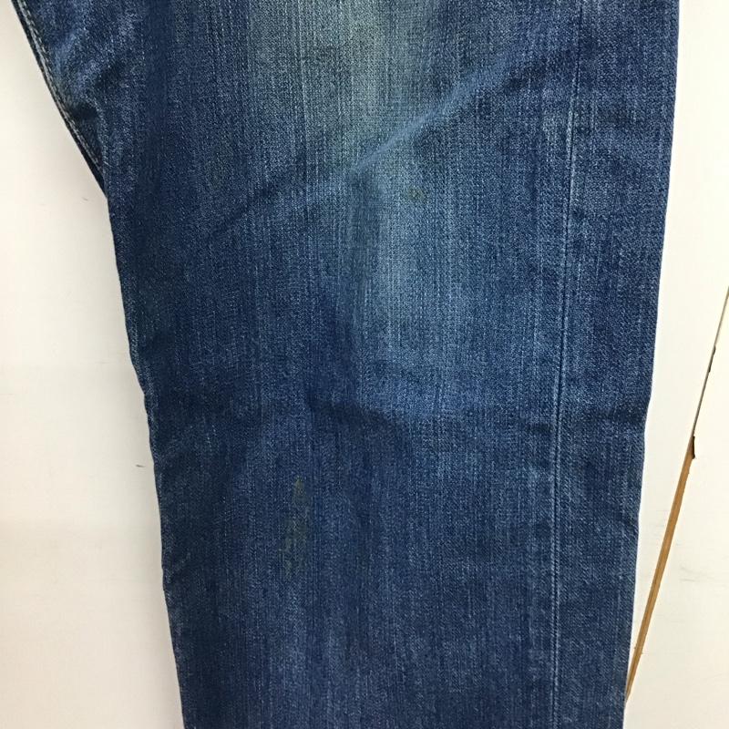 ポストオーバーオールズ POST OVERALLS パンツ デニム、ジーンズ デニムパンツ ワイドパンツ カジュアルパンツ 無地 インディゴ / インディゴ / Indigo メンズ USED 古着 中古 10155912