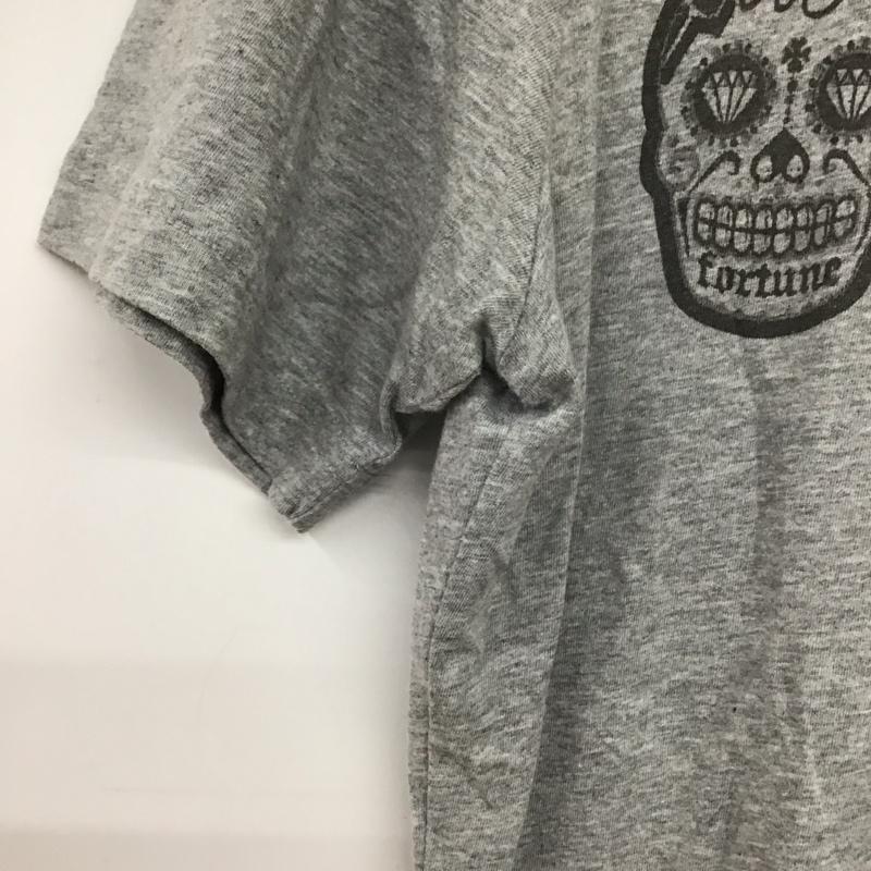 ハイドロゲン HYDROGEN Tシャツ 半袖 半袖カットソー プリントTシャツ クルーネックカットソー S ロゴ、文字 灰 / グレー / gray メンズ USED 古着 中古 10155917